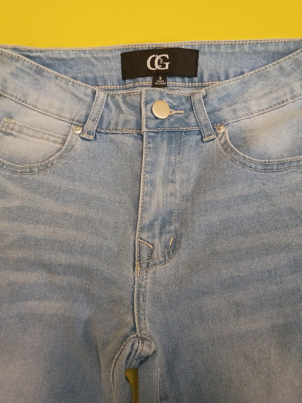 Light Blue Women's Skinny Jeans — Stretch High-Rise Skinny